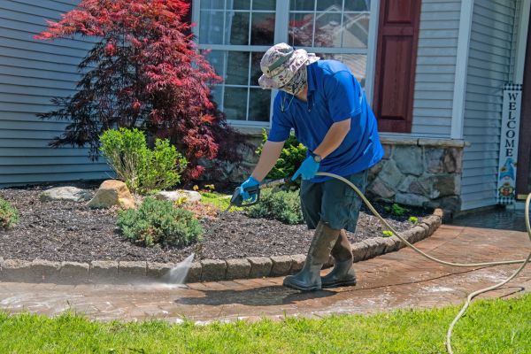 Brick Walkway Cleaning in Lake Charles